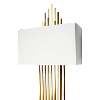 Бра *40 см, 2*E27*40W, Loft It 10107 White Elegio, Золото