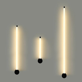 Корпус накладной с драйвером для настенного монтажа светильников 359343-359358 8-24W Novotech VITZ 359361, черный