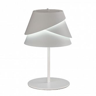 Настольная лампа Mantra Alboran 5863, E27, диаметр 33 см., цвет белый