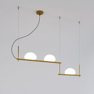 Подвесной светильник Eurosvet Stair 70145/3 латунь