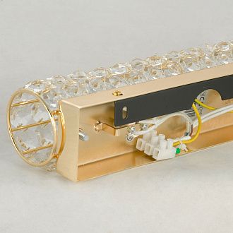 Бра Lussole Stintino LSP-8557, 7*29 см, блестящее золото