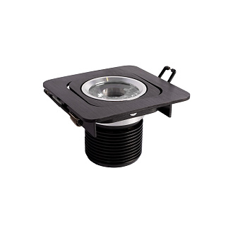 Встраиваемый светильник 10*10*7 см, 1*LED*12W 4000K LOFT IT Screen 10328/A Black черный, вр 7*8,5 см