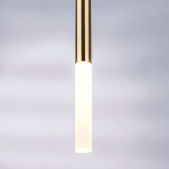 Подвесная люстра *34*41-121 см, *LED*40W, 3000K, Lightstar Tubo L8T747133, золотой