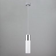 Подвесной светильник светодиодный 8 см 4200K 12W Eurosvet  Double Topper 50135/1 LED хром/белый