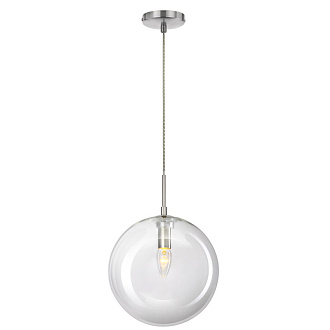 Светильник подвесной 25*135 см, 1*E14 Матовый хром Citilux Томми CL102631