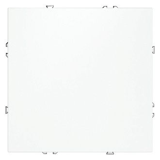 Заглушка Voltum S70 с суппортом, белый матовый пластик Soft touch VLS080102