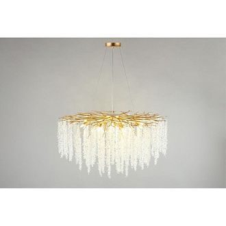 Подвесная люстра 100*90-180 см, 15*G9, 5W, Aployt PAULINA APL.848.03.15, золотой
