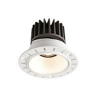 Светильник встраиваемый 6,8*7,1 см, вр 7,5 см, LED*12W, 3000K, Crystal Lux CLT 083 CLT 083C1 WH 3000K, Белый