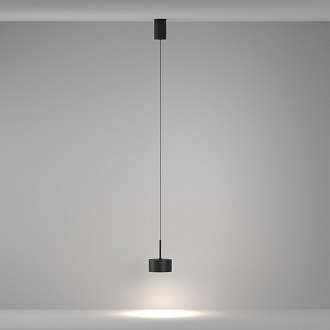 Подвесной светильник 12*12*16,4 см, LED, 12W, 4000К, Maytoni Technical Glare P102PL-12W4K-B черный