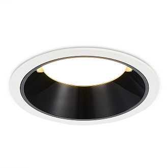 Встраиваемый светильник 10,5*5 см, 1*LED*12W 3000K ST LUCE ST755.438.12 черный, вр 9,5 см