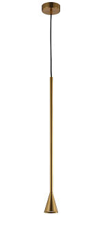 Светильник подвесной 8 см, Crystal Lux ENERO SP1 BRASS Латунь