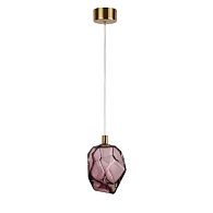 Подвесной светильник 13*46*250- см, 1*LED*4W, 3000K, Odeon Light Gemme 7113/4LB, цветной
