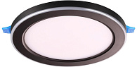 Светильник 17 см, 12W+4W, 3000K, Novotech Span 359021, черный, вр 6-16 см