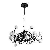 Подвесной светильник 32*80 см, 1*LED, 50W, 3000K Divinare Grazia 8193/06 SP-50, Черный