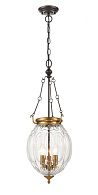 Подвесной светильник  28*170 см, 3*E14 коричневый, бронза Vele Luce Helen VL4266P23