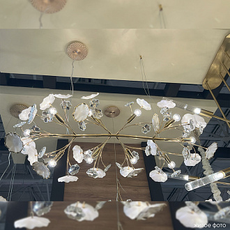 Светильник 110 см, Crystal Lux MARGO SP10, золото