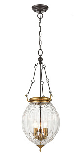 Подвесной светильник  28*170 см, 3*E14 коричневый, бронза Vele Luce Helen VL4266P23
