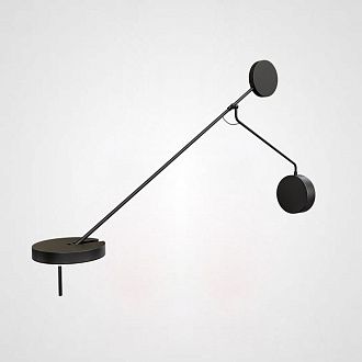 Бра TALK WALL 98*36*36 см, 1*LED*10W, 4000K, ImperiumLoft talk-wall01, Чёрный