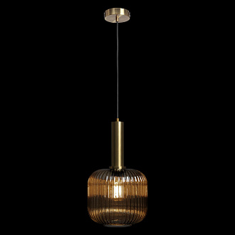 Подвесной светильник Loft IT 2071-B+BR, диаметр 20 см, медь