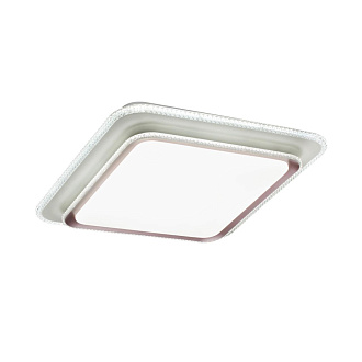 Светильник 50*50*7,5 см, LED 1*70W, 3000-6000 К, Sonex Losy 7683/EL, белый/темно-коричневый