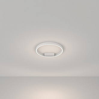Накладной светильник 40*40*3,5 см, LED, 24W, 3000К, Maytoni Rim MOD058CL-L25WK белый