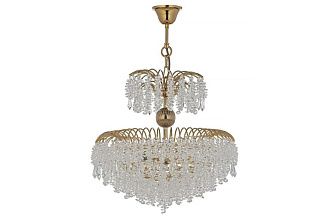 Люстра подвесная *40*40 см, 5*E14*40W, Arti Lampadari Bronte Gold Bronte E 1.5.40.106 G, золотой