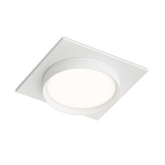 Встраиваемый светильник 10,5*10,5*4 см, 1*GX53*15W, Denkirs Ratio DK-DH2001-WH, белый