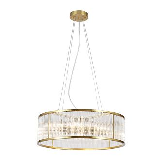Люстра 55*55*120 см, 8*E14 Gerhort G21079/8COP+CL, Медь;Прозрачный