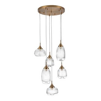 Подвесная люстра 51 см, Lumion 8439/6, латунь