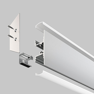 Алюминиевый профиль 2000*48,3*18 мм для светодиодной ленты Maytoni Led strip ALM-1848-S-2M