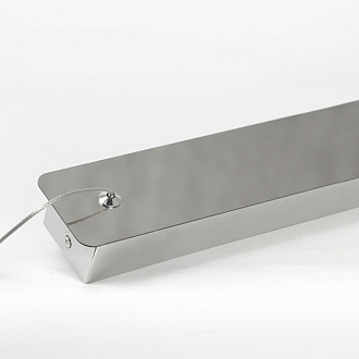 Линейно-подвесной светильник 117*30 см, 1*LED 4000K Lussole Wakulla LSP-7273 хром