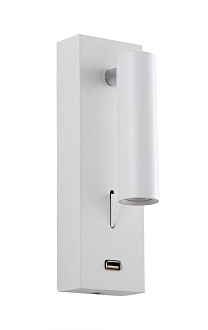Бра 6*8 см,  1*3W, 3000K, Crystal Lux CLT 210W USB WH Белый