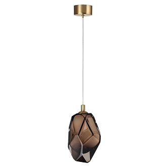 Подвесной светильник 14*21*250- см, 1*LED*4W, 3000K, Odeon Light Gemme 7112/4LA, коричневый