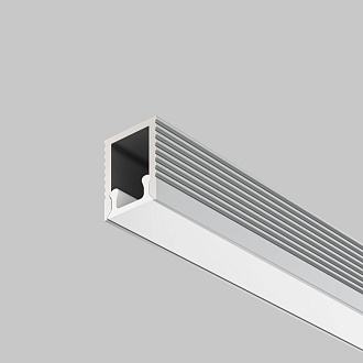 Алюминиевый профиль  Накладной 2000*9*7,8 мм для светодиодной ленты Maytoni Led strip Серебро ALM-0809-S-2M