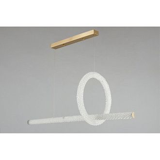 Подвесная люстра 100*37*60-130 см 63W, 4000K, Aployt Esm APL.662.03.63, золотой