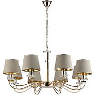 Подвесная люстра  86*98 см, 8*E14 золото Vele Luce Olimpia VL1764L08