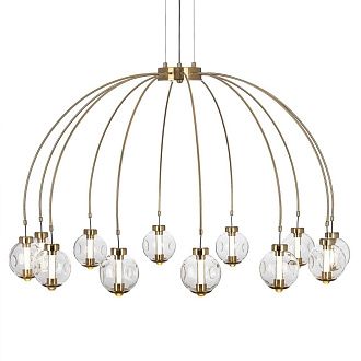 Люстра подвесная *100*100-155 см, *LED*43W, 3000K, Citilux Noona CL251190, Бронза