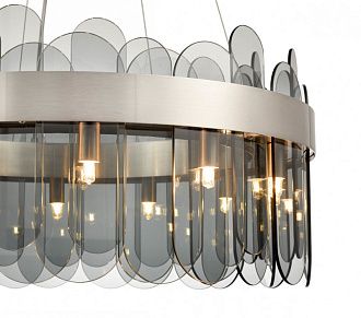 Подвесной светильник  60*100 см, 12*G9 сатин никель Vele Luce Fantasma VL3195P12