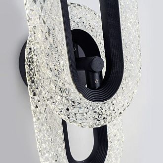 Бра 12*15*-35 см, *LED*16W, 4000K, Modestyle  MS.1120.02  BK, Чёрный