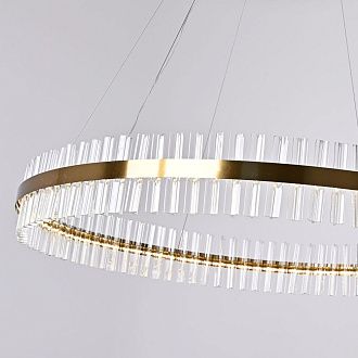Подвесная люстра Saturno Not Baroncelli Suspension D120 120*120*120 см, 1*LED*50W, ImperiumLoft 40.1643-0, Золотистый