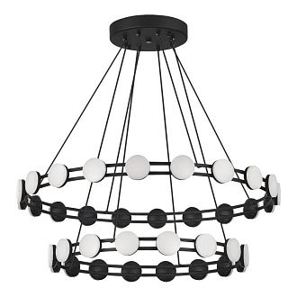 Каскадная люстра 80*120 см, 1*LED*70W, 4000K, ST-Luce Monro SL6610.403.36, черный