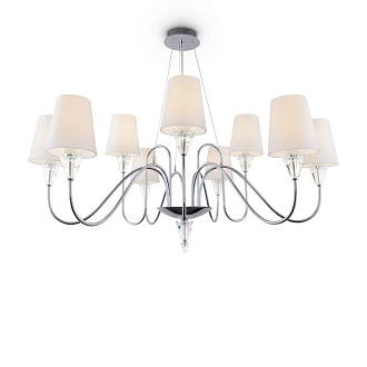 Подвесная люстра Maytoni Florero MOD078PL-09CH, диаметр 100 см, хром
