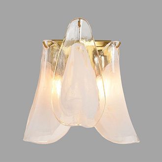 Бра 10*23*21-21 см, 1*E14*40W, Lumion Plume 8385/1W, золотой