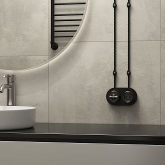 W6433408 Изоляторы 100 шт, черный матовый Vintage Werkel, 4690389202834