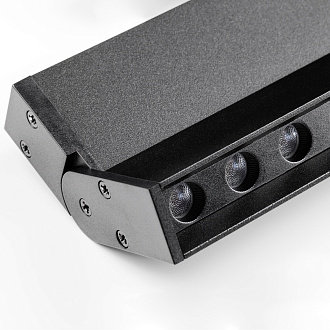 Светильник поворотный направленного света д/ трека Uno 2,2*12 см, 12W, 4000K, Lightstar Uno 259047, Черный матовый