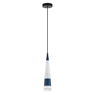 Подвесной светильник *8*140 см, LED 9W, 4000K, Голубой LED4U L7122-1 BL