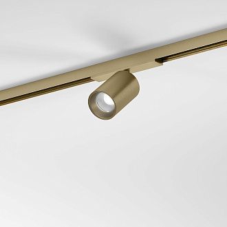Brass Line Трековый светильник 10W 4000K латунь 85525/01 Elektrostandard Line Magnetic 4690389218729, a071846