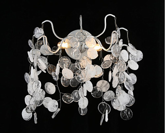 Бра 37*18 см, Crystal Lux TENERIFE AP2 SILVER Серебряный
