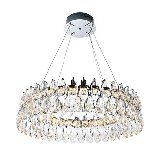 Подвесная люстра 80*80/100 см,  LED 45W 3000-5500K MODELUX premium ML.6901.800P CR хром