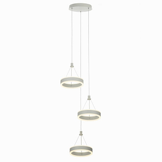 Люстра 40*50/140 см, 60W, 4000K Citilux CL719030 Дуэт Белый 